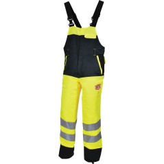 GLOW Latzhose Kettensäge