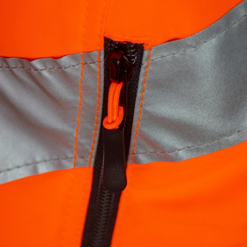 GLOW Schutzjacke Kettensäge