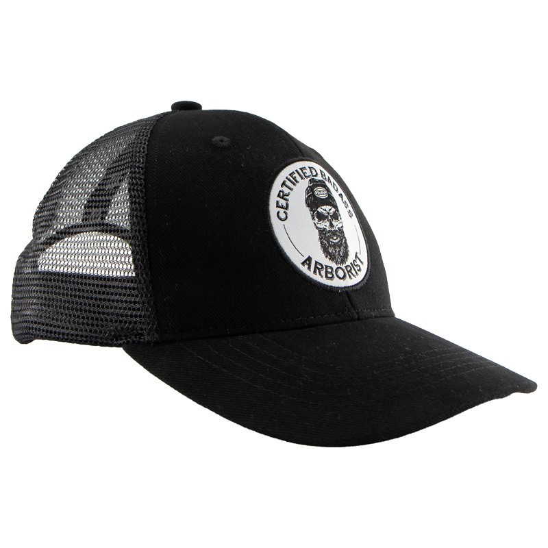 BADASS ARBORIST Schwarze Mesh-Kappe