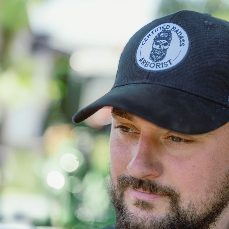BADASS ARBORIST Schwarze Mesh-Kappe