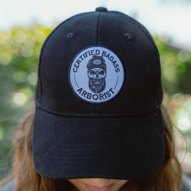 BADASS ARBORIST Schwarze Mesh-Kappe