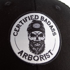 BADASS ARBORIST Schwarze Mesh-Kappe