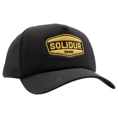 Schwarze Kappe SOLIDUR