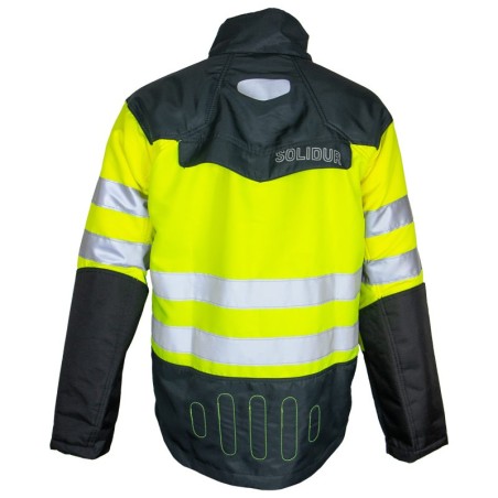 GLOW Schutzjacke Kettensäge