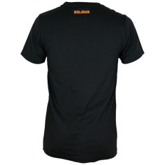 BADASS ARBORIST Schwarz-orangefarbenes T-Shirt