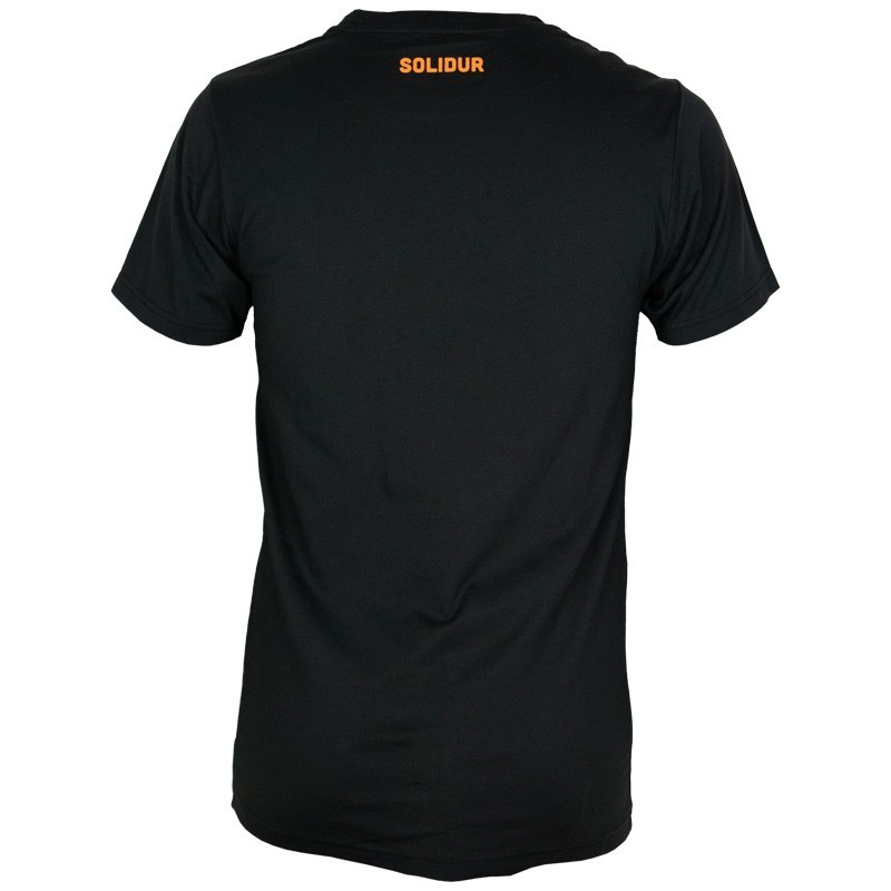 BADASS ARBORIST Schwarz-orangefarbenes T-Shirt BADASS ARBORIST Schwarz-orangefarbenes T-Shirt