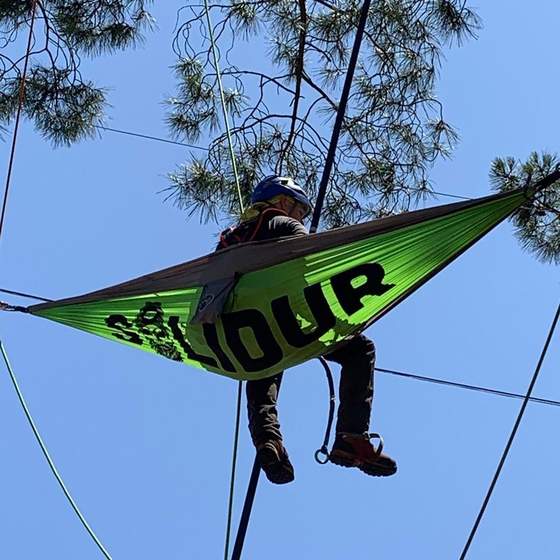 BADASS ARBORIST Grüne Hängematte