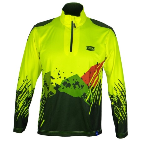 Langarm-Poloshirt High Vision