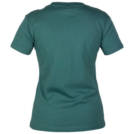 Grünes Kurzarm-T-Shirt für Damen SOLIDUR