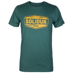 Grünes Kurzarm-T-Shirt SOLIDUR